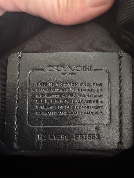 Coach Mini Kelsey Satchel 57563 in Black Pebbled Leather with Gold Hardware - Picture 9 of 13